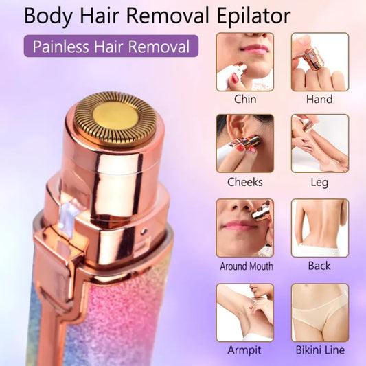 2 In 1 Rechargeable Flawless Eyebrow Hair Remover