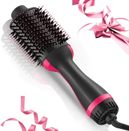 3‑in‑1 Hot Air Hair Styler – Ionic Dryer, Volumizer & Straightener Brush